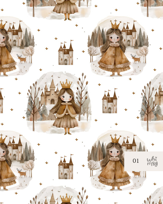 Fairytale non-exclusive seamless pattern