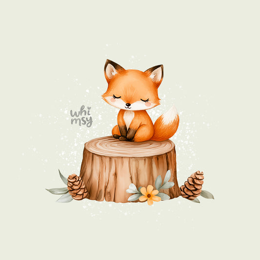 Little fox PNG clipart