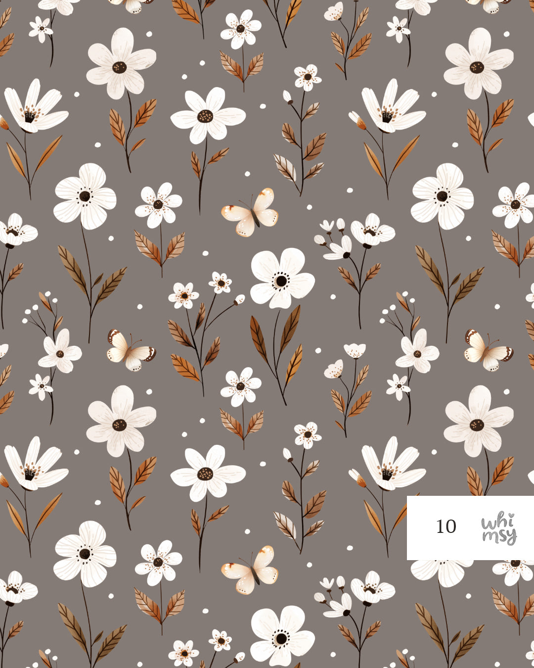 Tiny flowers non-exclusive seamless pattern