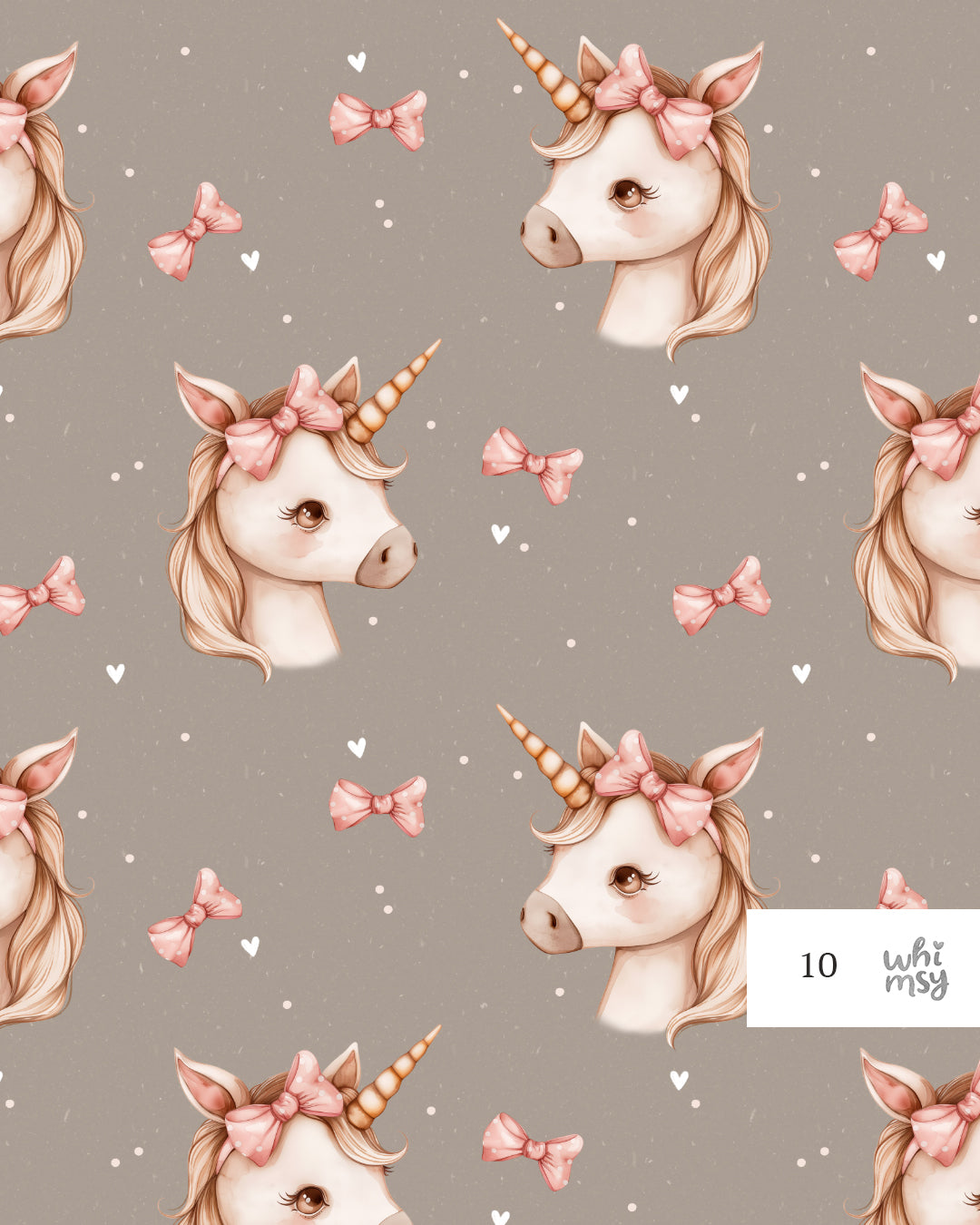 Sweet unicorn non-exclusive seamless pattern