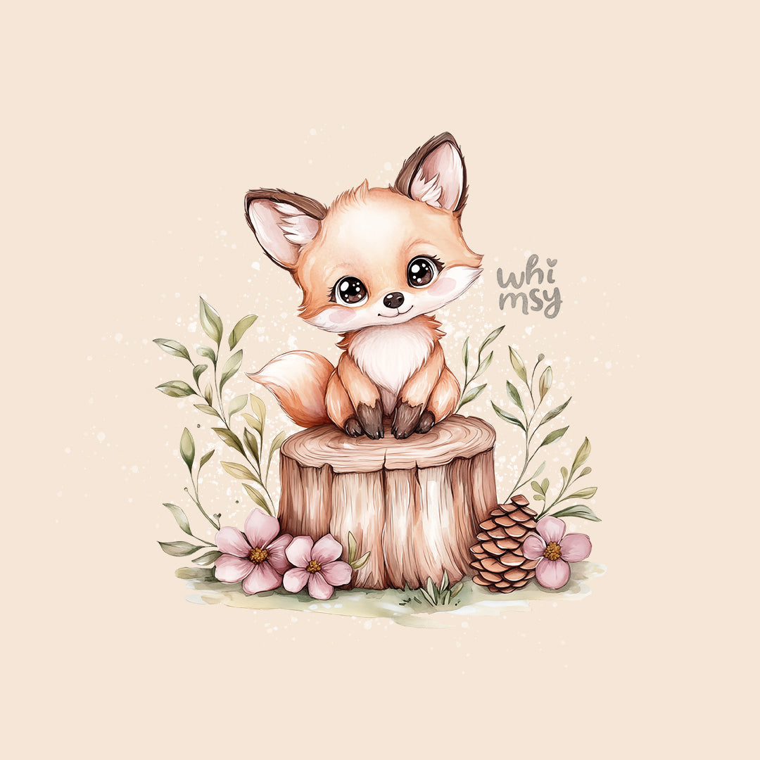 Woodland fox PNG clipart