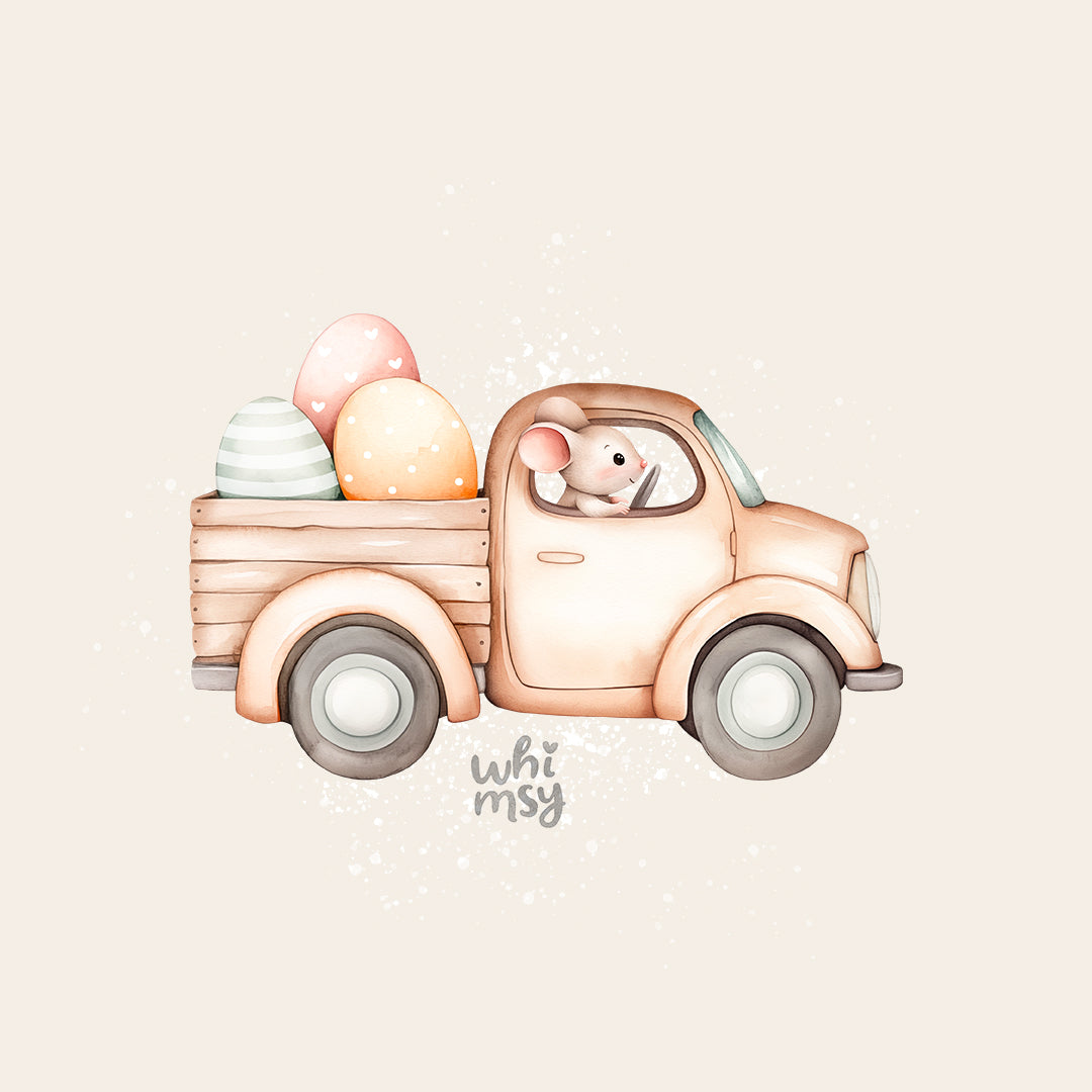 Easter truck PNG clipart