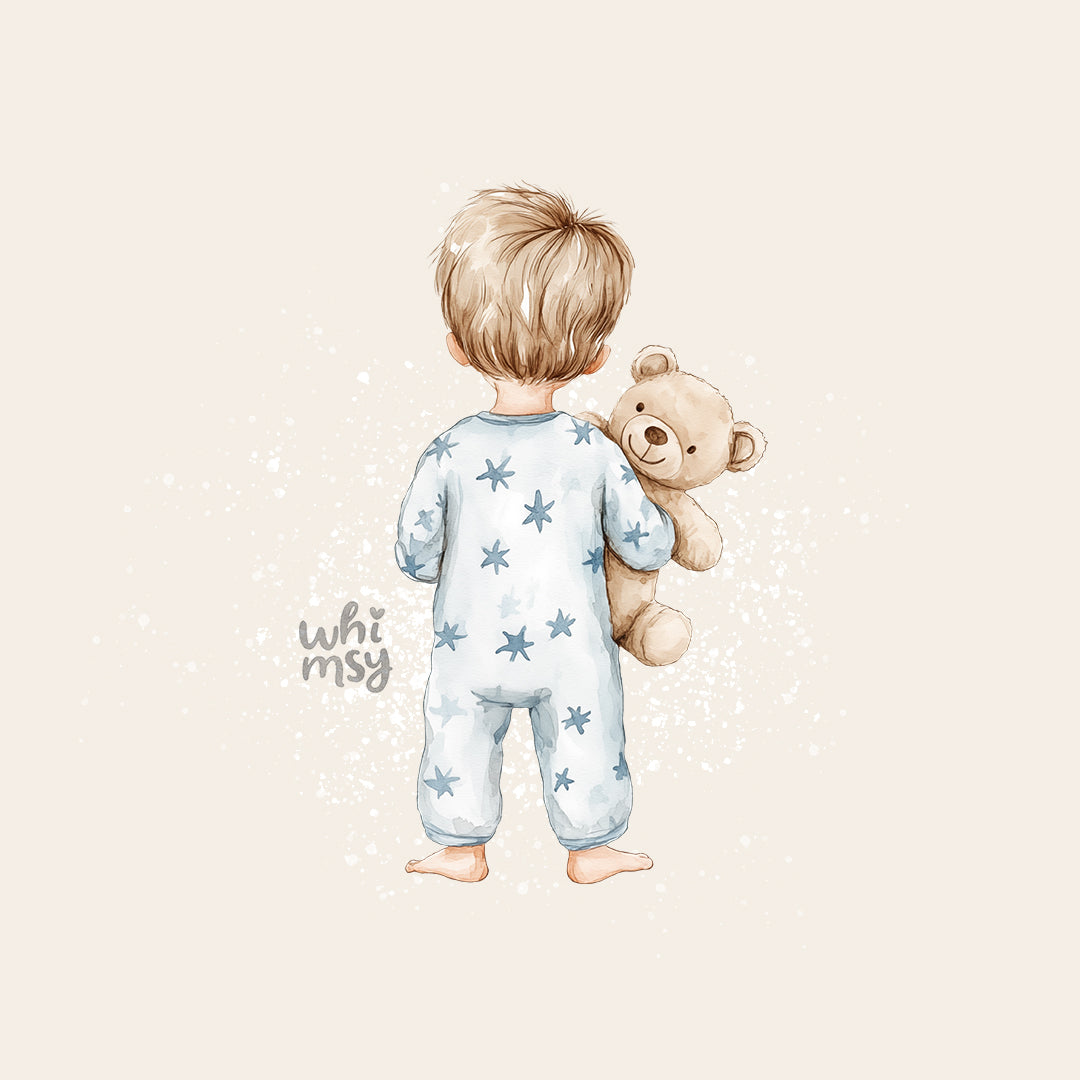 Baby girl and Baby boy PNG clipart set