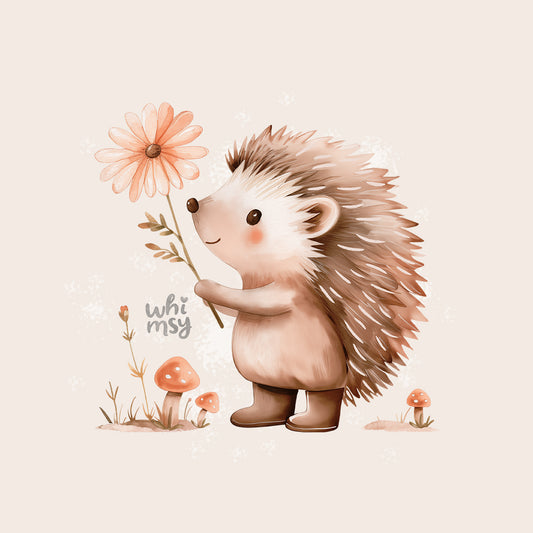 Little hedgehog PNG clipart set