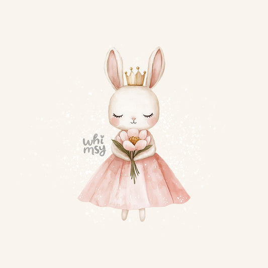 Bunny princess PNG clipart set