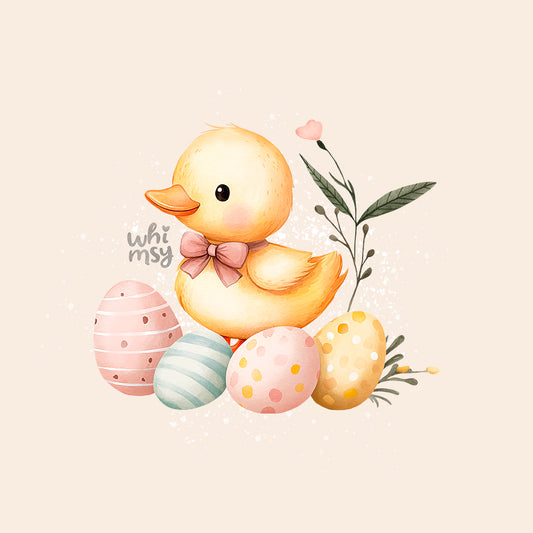 Easter duck PNG clipart set