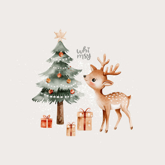 Christmas deer clipart