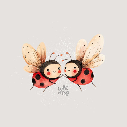 Ladybug PNG clipart set