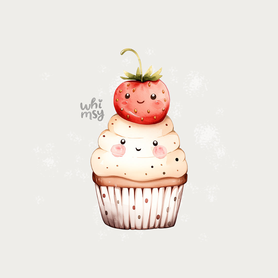 Cupcake PNG clipart set