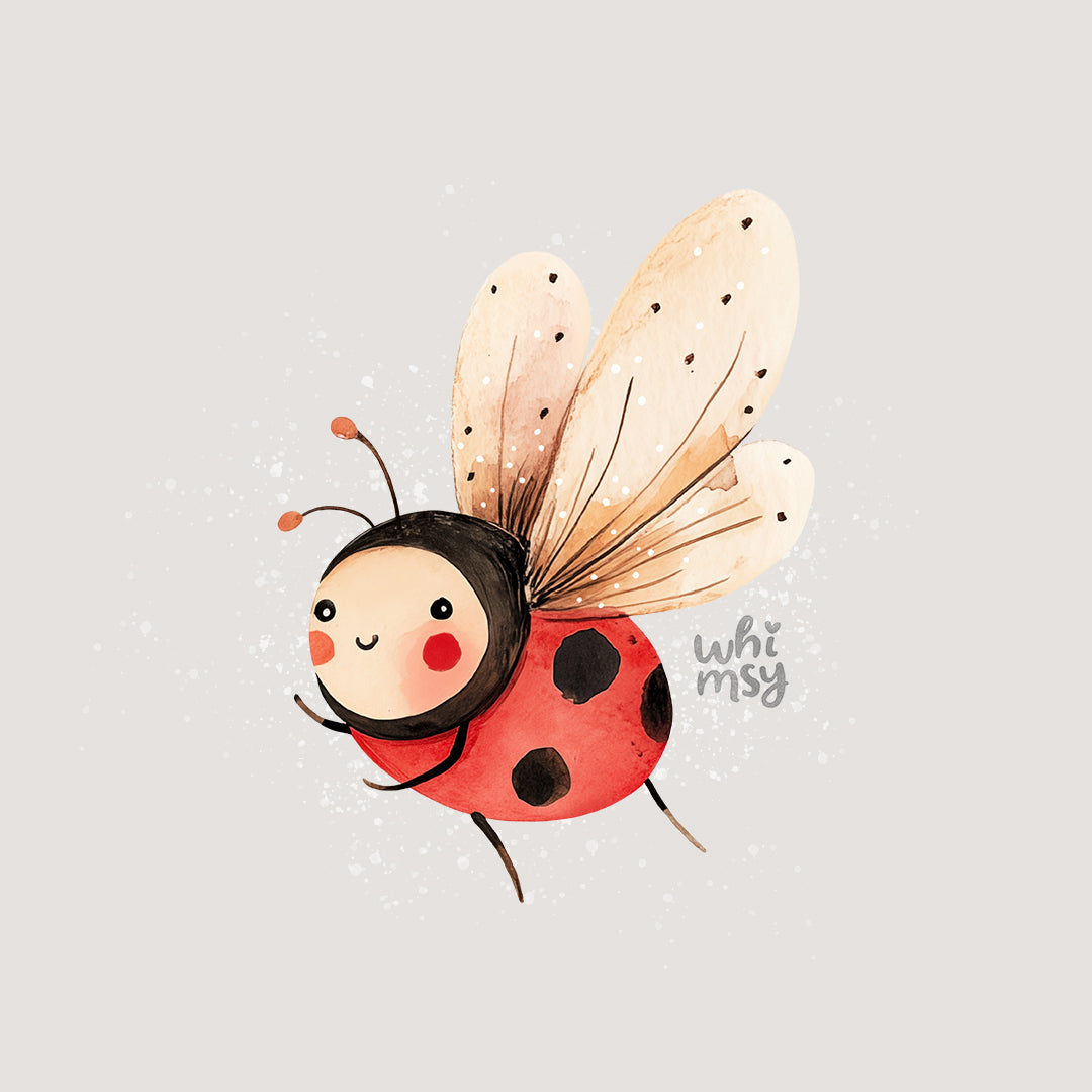 Ladybug PNG clipart set