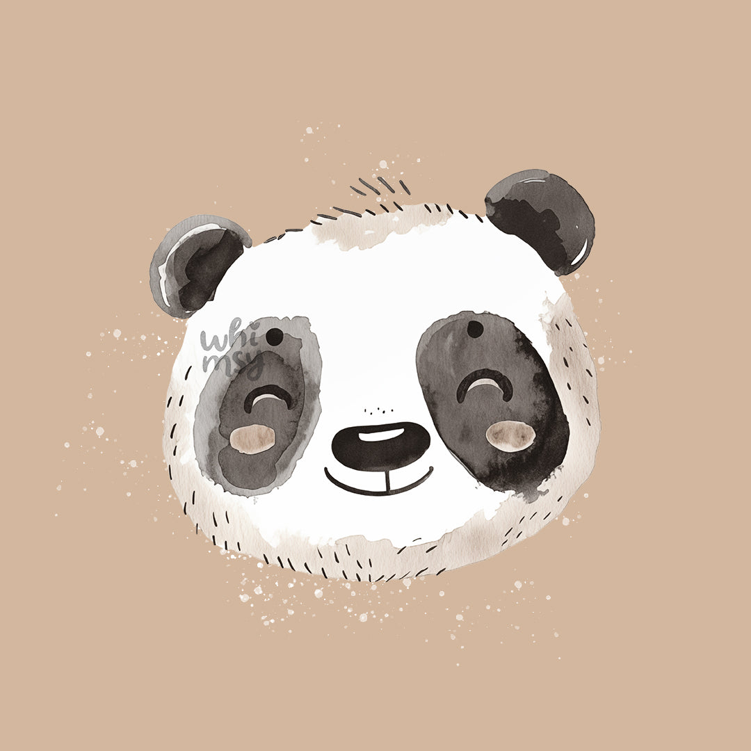 Happy panda PNG clipart