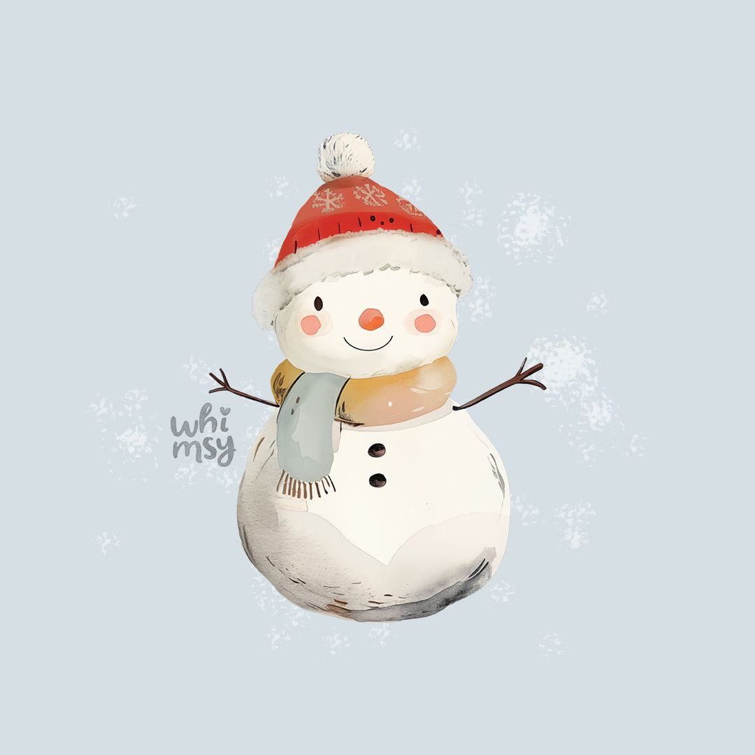 Snowman PNG clipart set