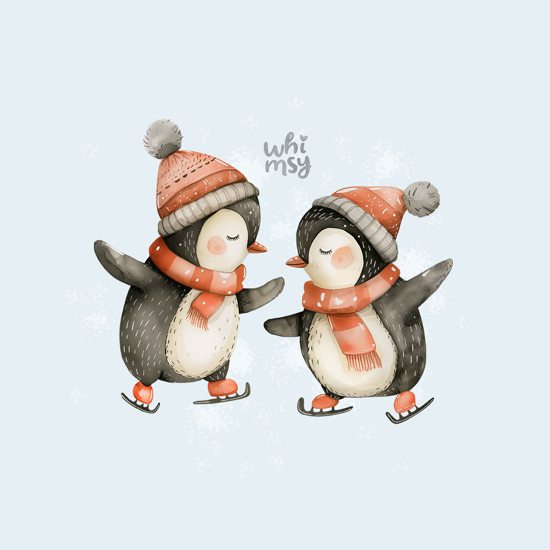 Penguin PNG clipart set