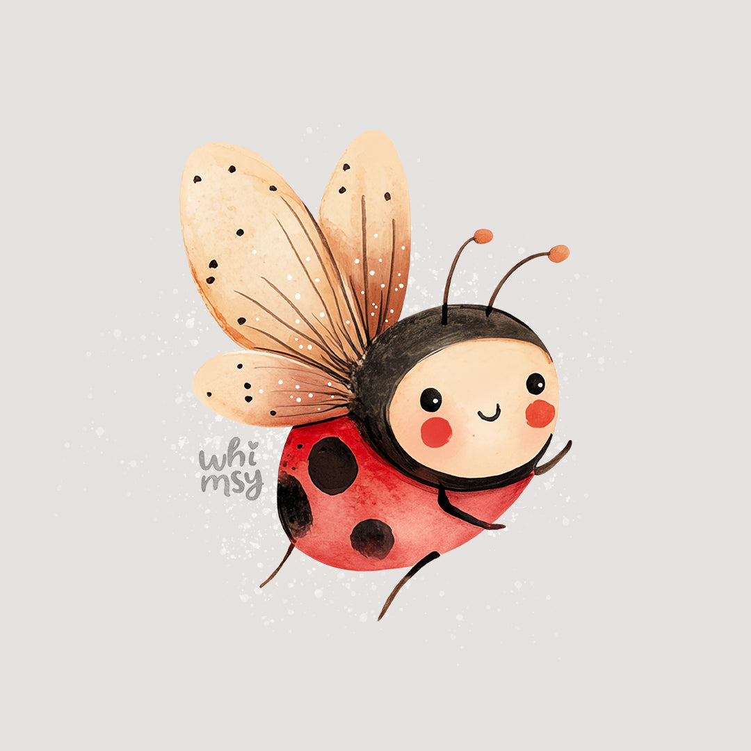 Ladybug PNG clipart set