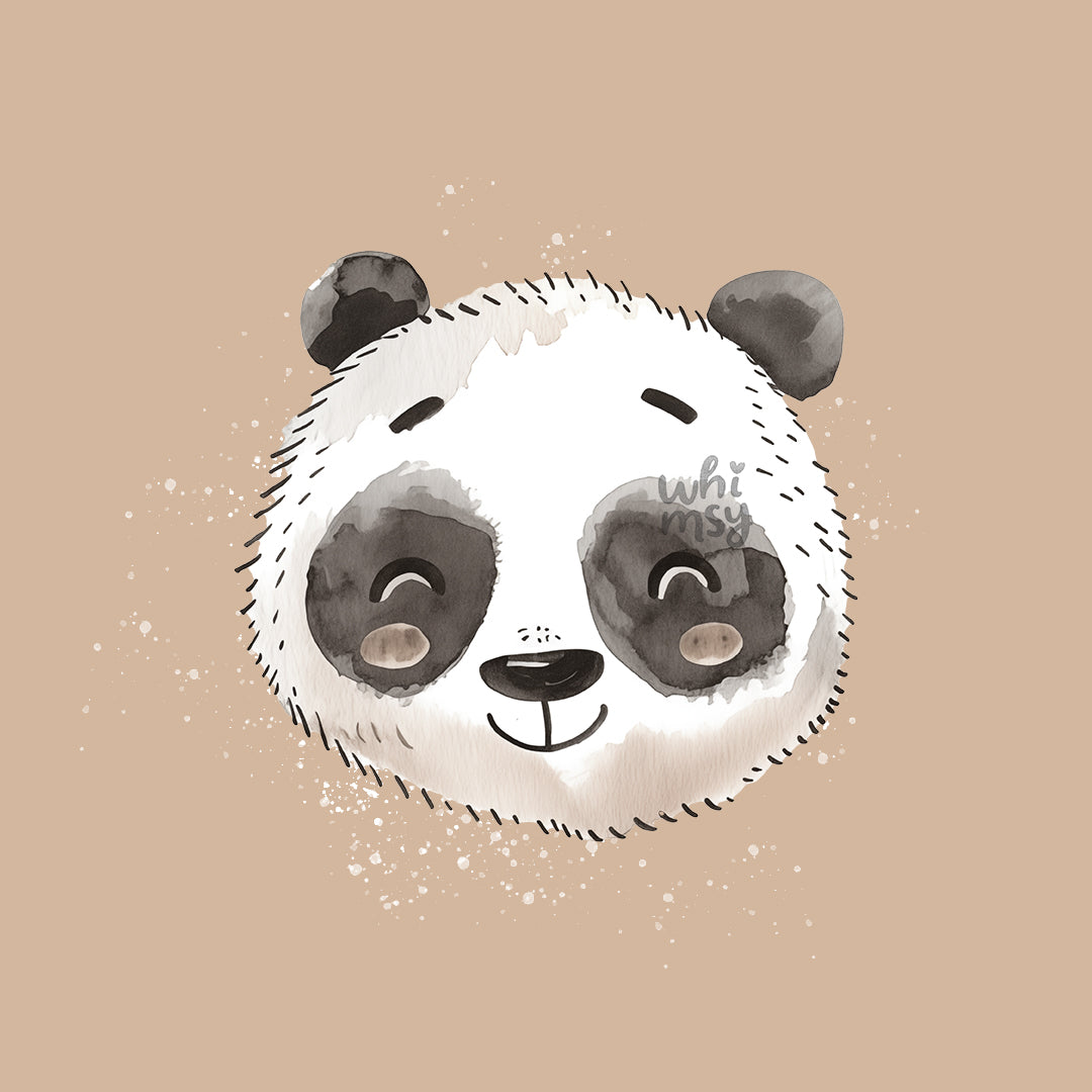 Happy panda PNG clipart