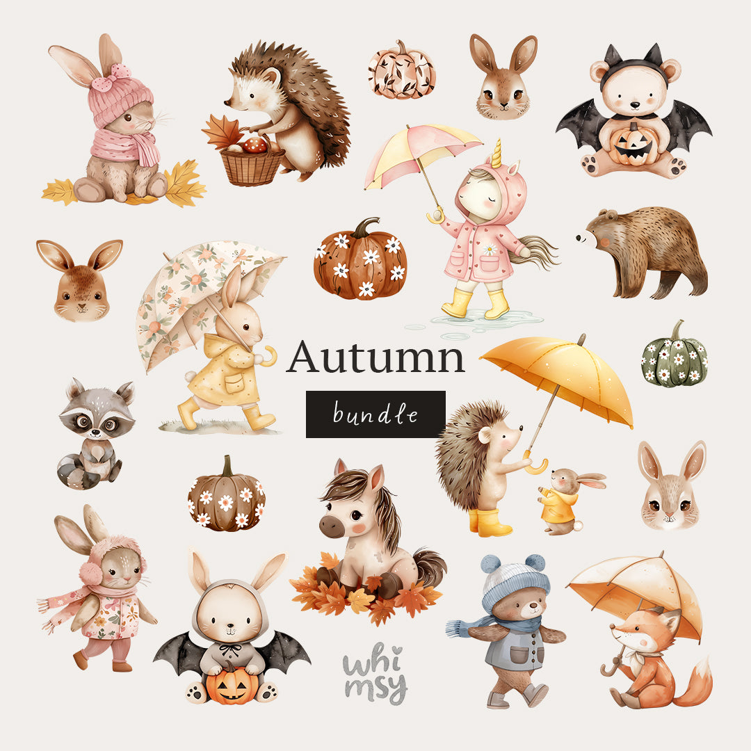 Autumn clipart bundle