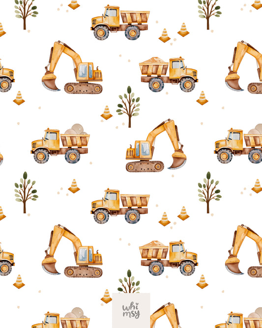 Construction non-exclusive seamless pattern