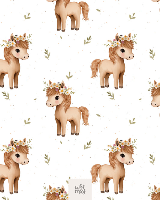 Horse non-exclusive seamless pattern