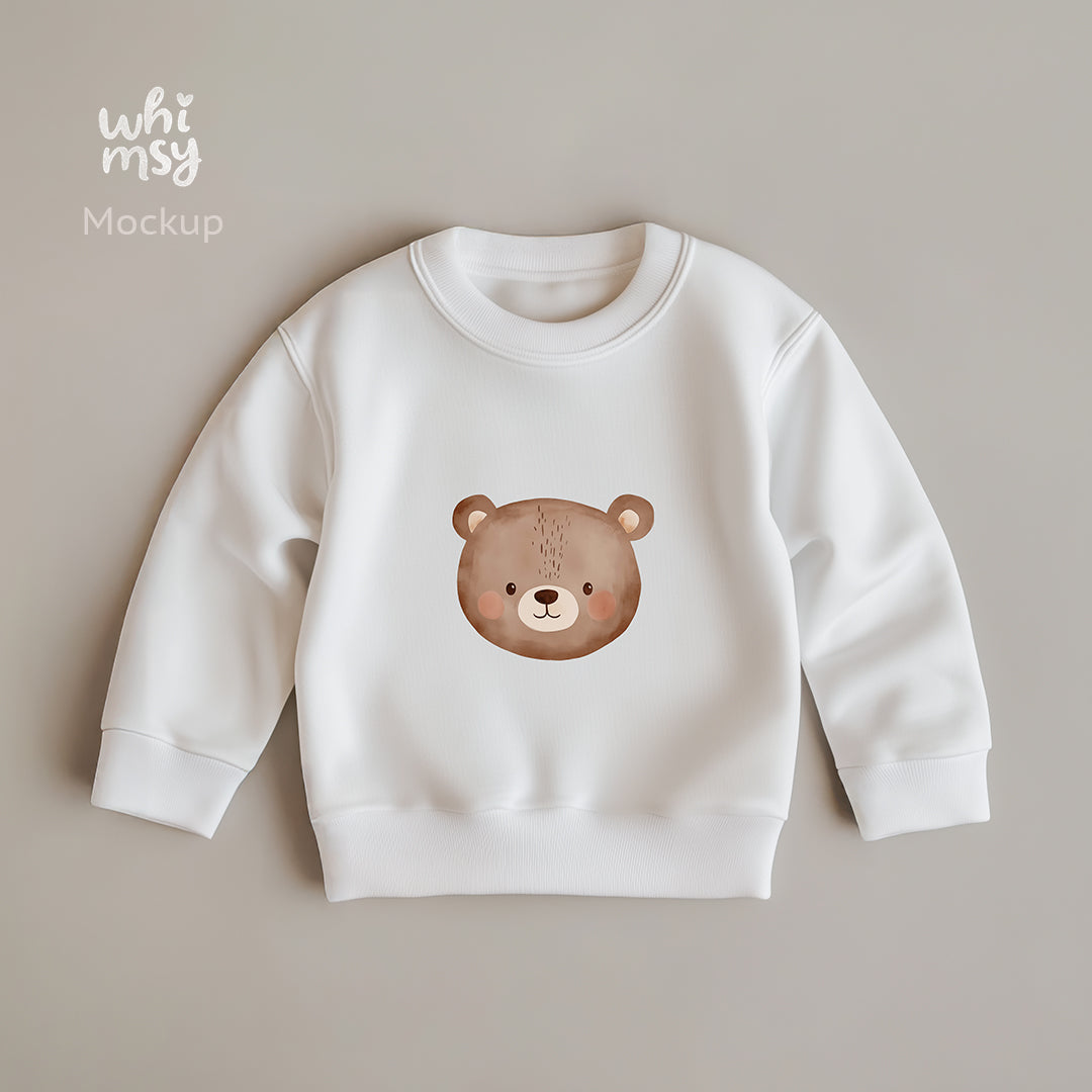 Kids Sweatshirt Mockup