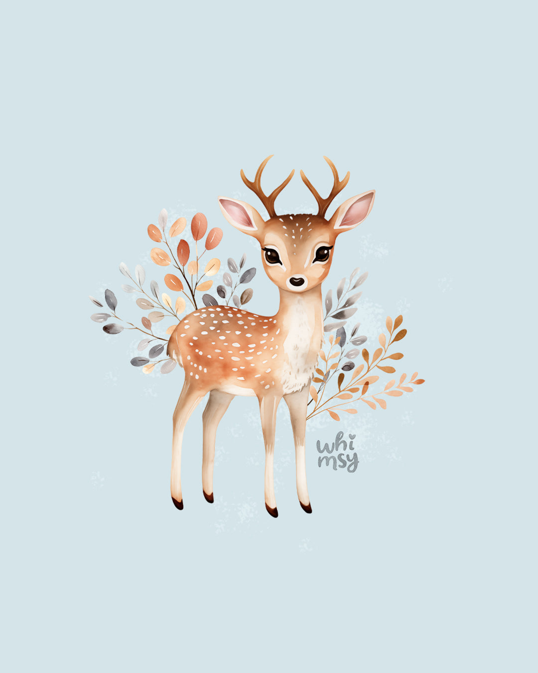 Woodland deer clipart